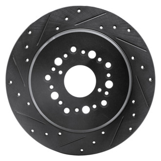 DFC® - Premium Drilled and Slotted Rear Driver Side Brake Rotor