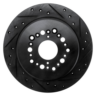 DFC® - Premium Drilled and Slotted Rear Passenger Side Brake Rotor
