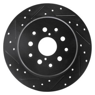 DFC® - Premium Drilled and Slotted Rear Driver Side Brake Rotor