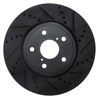 DFC® - Premium Drilled and Slotted Front Passenger Side Brake Rotor