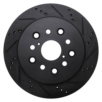 DFC® - Premium Drilled and Slotted Rear Passenger Side Brake Rotor