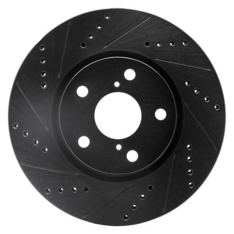 DFC® - Premium Drilled and Slotted Front Passenger Side Brake Rotor