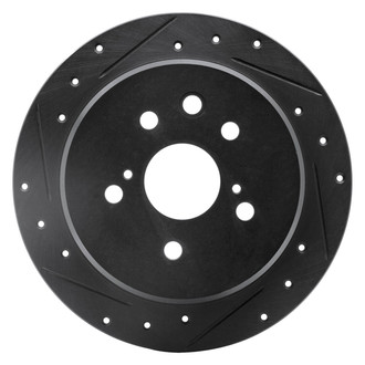 DFC® - Premium Drilled and Slotted Rear Driver Side Brake Rotor