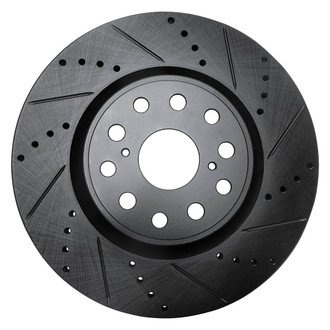 DFC® - Premium Drilled and Slotted Front Passenger Side Brake Rotor