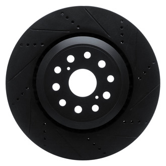 DFC® - Premium Drilled and Slotted Front Passenger Side Brake Rotor