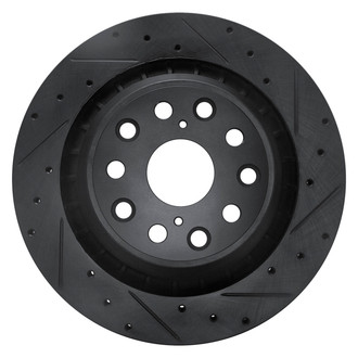 DFC® - Premium Drilled and Slotted Rear Passenger Side Brake Rotor