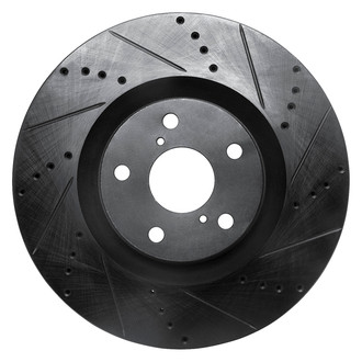 DFC® - Premium Drilled and Slotted Front Passenger Side Brake Rotor