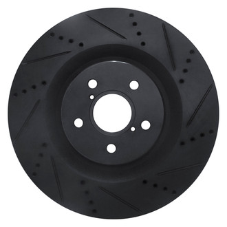 DFC® - Premium Drilled and Slotted Front Driver Side Brake Rotor