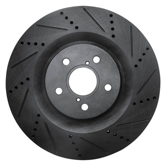 DFC® - Premium Drilled and Slotted Front Passenger Side Brake Rotor