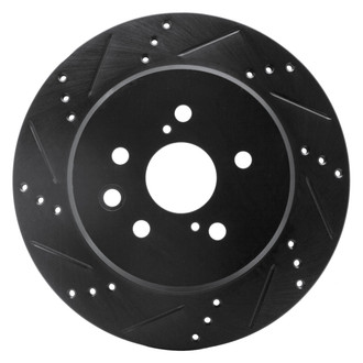DFC® - Premium Drilled and Slotted Rear Driver Side Brake Rotor