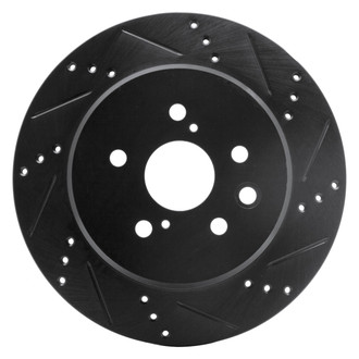 DFC® - Premium Drilled and Slotted Rear Passenger Side Brake Rotor