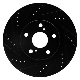 DFC® - Premium Drilled and Slotted Rear Driver Side Brake Rotor