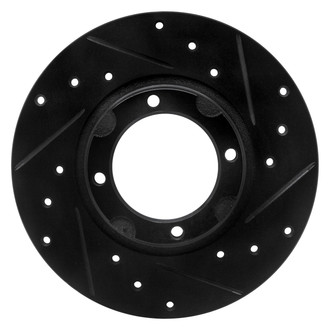 DFC® - Premium Drilled and Slotted Front Passenger Side Brake Rotor