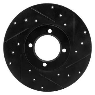 DFC® - Premium Drilled and Slotted Front Passenger Side Brake Rotor