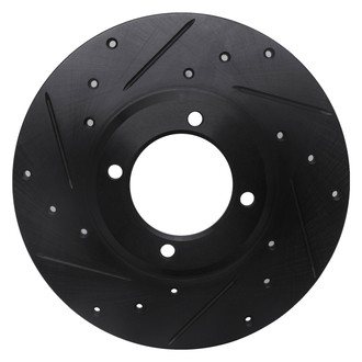 DFC® - Premium Drilled and Slotted Front Driver Side Brake Rotor