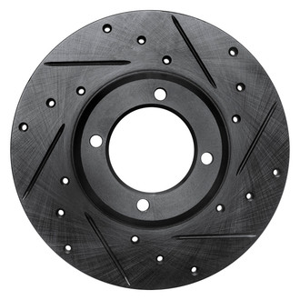DFC® - Premium Drilled and Slotted Front Passenger Side Brake Rotor
