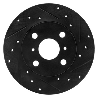 DFC® - Premium Drilled and Slotted Front Passenger Side Brake Rotor