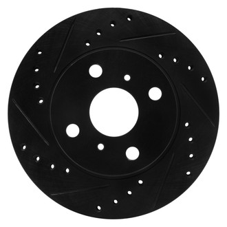 DFC® - Premium Drilled and Slotted Front Driver Side Brake Rotor