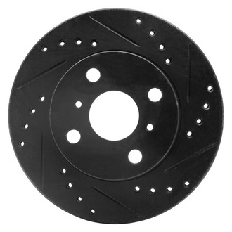 DFC® - Premium Drilled and Slotted Front Passenger Side Brake Rotor