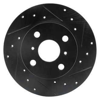 DFC® - Premium Drilled and Slotted Front Passenger Side Brake Rotor