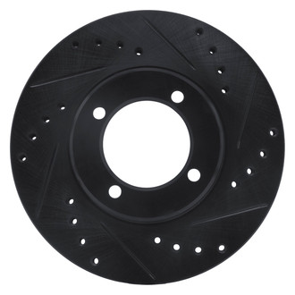 DFC® - Premium Drilled and Slotted Front Passenger Side Brake Rotor