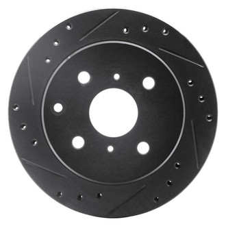 DFC® - Premium Drilled and Slotted Rear Driver Side Brake Rotor