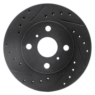 DFC® - Premium Drilled and Slotted Front Driver Side Brake Rotor