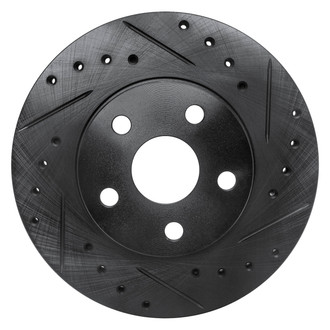 DFC® - Premium Drilled and Slotted Front Passenger Side Brake Rotor