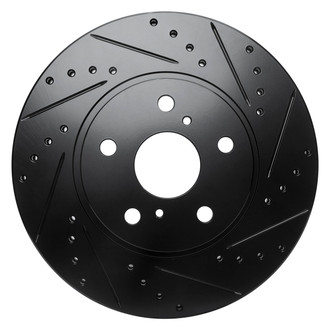 DFC® - Premium Drilled and Slotted Front Passenger Side Brake Rotor