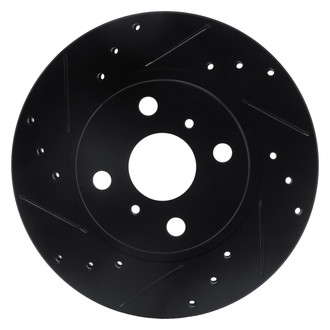 DFC® - Premium Drilled and Slotted Front Driver Side Brake Rotor
