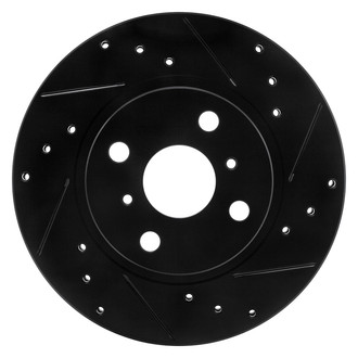 DFC® - Premium Drilled and Slotted Front Passenger Side Brake Rotor