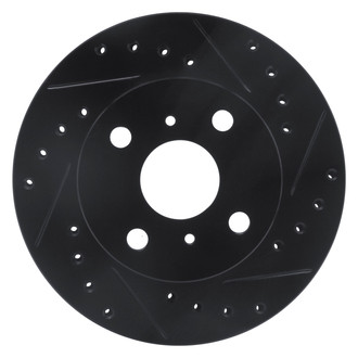DFC® - Premium Drilled and Slotted Front Passenger Side Brake Rotor