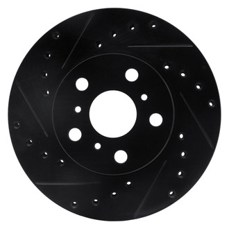 DFC® - Premium Drilled and Slotted Front Driver Side Brake Rotor