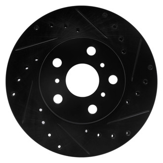 DFC® - Premium Drilled and Slotted Front Passenger Side Brake Rotor