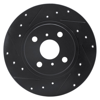 DFC® - Premium Drilled and Slotted Rear Driver Side Brake Rotor