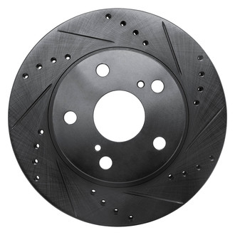 DFC® - Premium Drilled and Slotted Front Passenger Side Brake Rotor