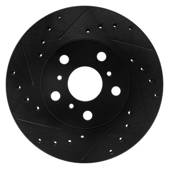 DFC® - Premium Drilled and Slotted Front Driver Side Brake Rotor