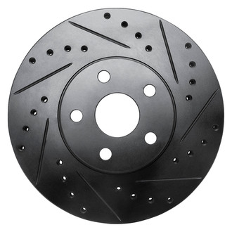 DFC® - Premium Drilled and Slotted Front Passenger Side Brake Rotor
