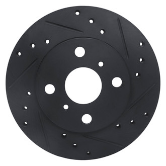 DFC® - Premium Drilled and Slotted Front Passenger Side Brake Rotor