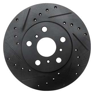 DFC® - Premium Drilled and Slotted Front Driver Side Brake Rotor