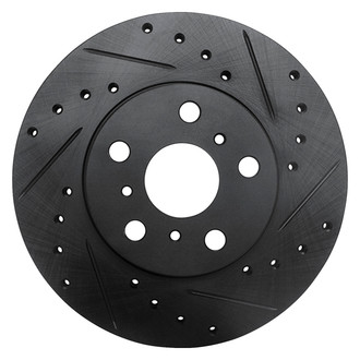 DFC® - Premium Drilled and Slotted Front Passenger Side Brake Rotor