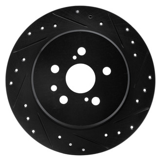DFC® - Premium Drilled and Slotted Rear Passenger Side Brake Rotor