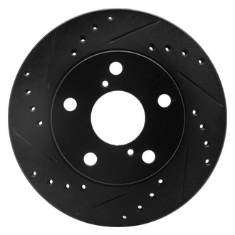 DFC® - Premium Drilled and Slotted Front Driver Side Brake Rotor