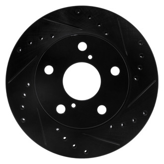 DFC® - Premium Drilled and Slotted Front Passenger Side Brake Rotor