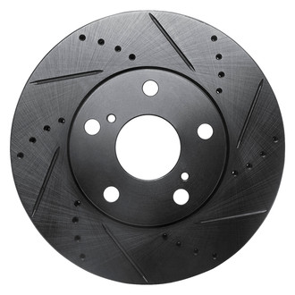 DFC® - Premium Drilled and Slotted Front Passenger Side Brake Rotor
