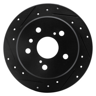 DFC® - Premium Drilled and Slotted Rear Driver Side Brake Rotor