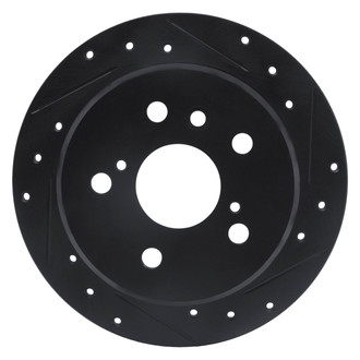 DFC® - Premium Drilled and Slotted Rear Passenger Side Brake Rotor