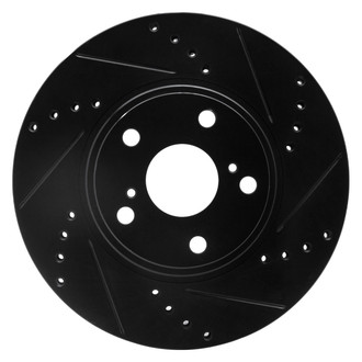 DFC® - Premium Drilled and Slotted Front Passenger Side Brake Rotor