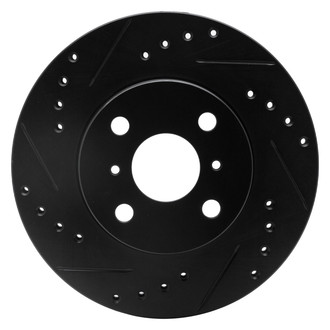 DFC® - Premium Drilled and Slotted Front Driver Side Brake Rotor