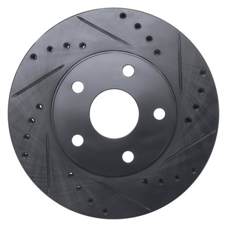 DFC® - Premium Drilled and Slotted Front Passenger Side Brake Rotor